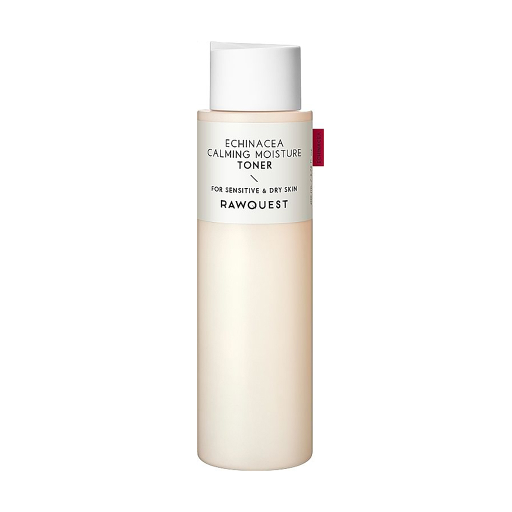 Заспокійливий зволожувальний тонер Rawquest Echinacea Calming Moisture Toner для чутливої та сухої шкіри обличчя, з ехінацеєю, 200 мл