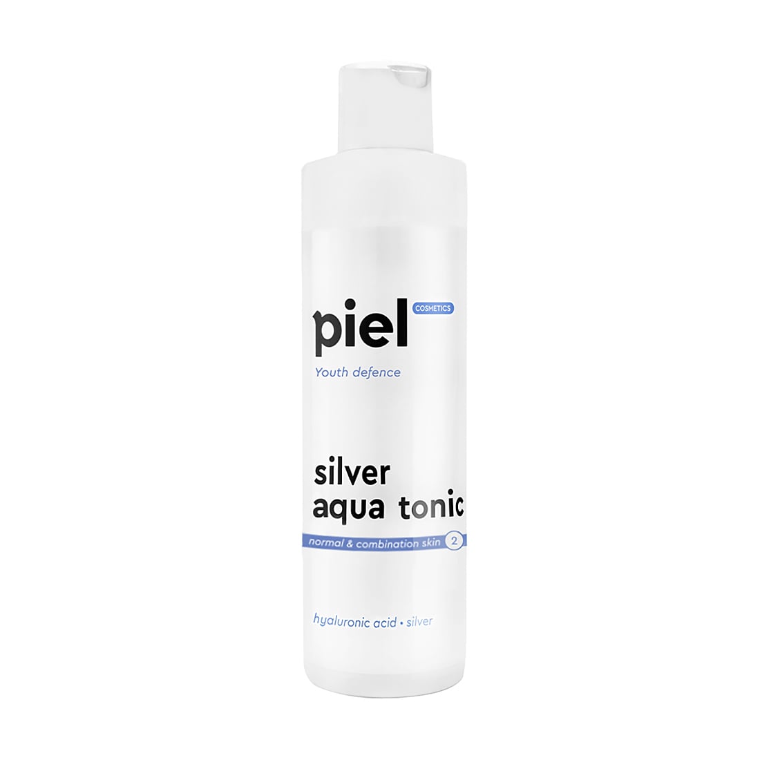 Зволожувальний тонік для обличчя Piel Cosmetics Youth Defence Silver Aqua Tonic для нормальної та комбінованої шкіри, 250 мл